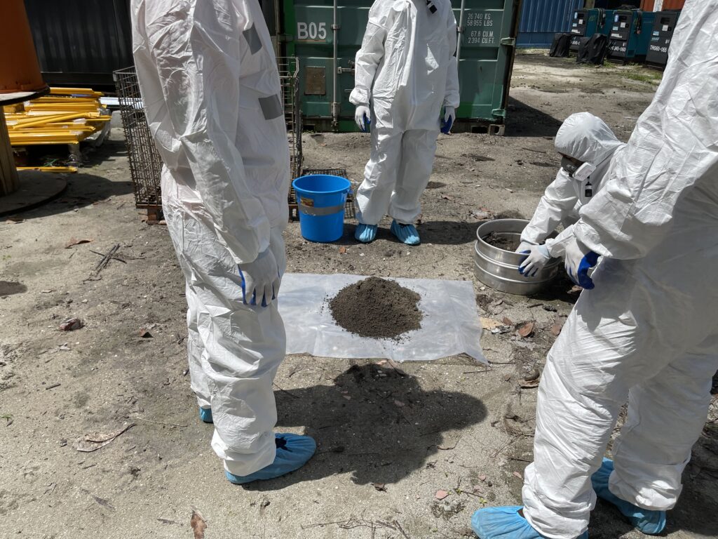 Asbestos inspection-Soil